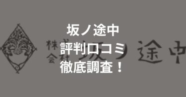 坂ノ途中の口コミ評判はどう？実際に頼んで正直レビュー！